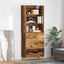 Highboard Gammelt træ 69,5 x 32,5 x 180 cm Konstrueret træ