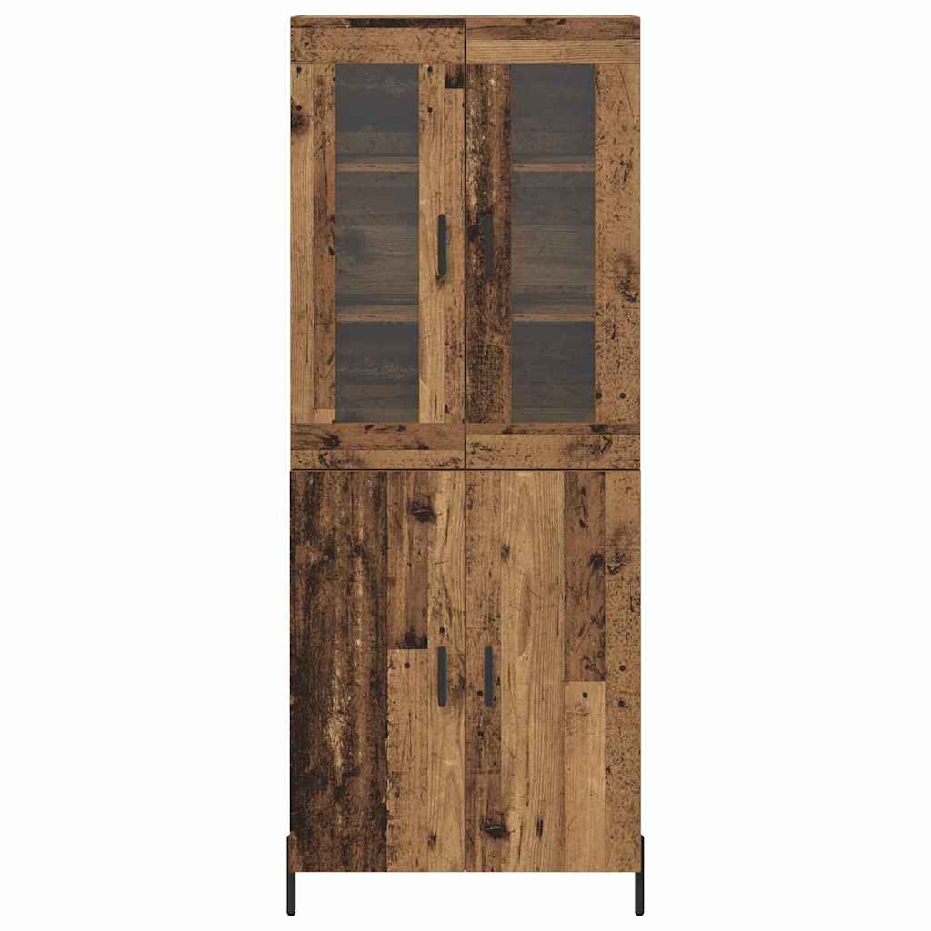 Highboard Gammelt træ 69,5 x 34 x 180 cm Konstrueret træ