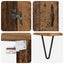 Highboard 2 pcs Gammelt træ Konstrueret træ