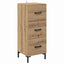 Highboard Artisan Egetræ 34,5 x 34 x 180 cm Konstrueret træ