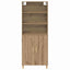 Highboard Artisan Egetræ 69,5 x 32,5 x 180 cm Konstrueret træ