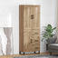 Highboard 2 pcs Artisan Egetræ 69,5 x 34 x 180 cm