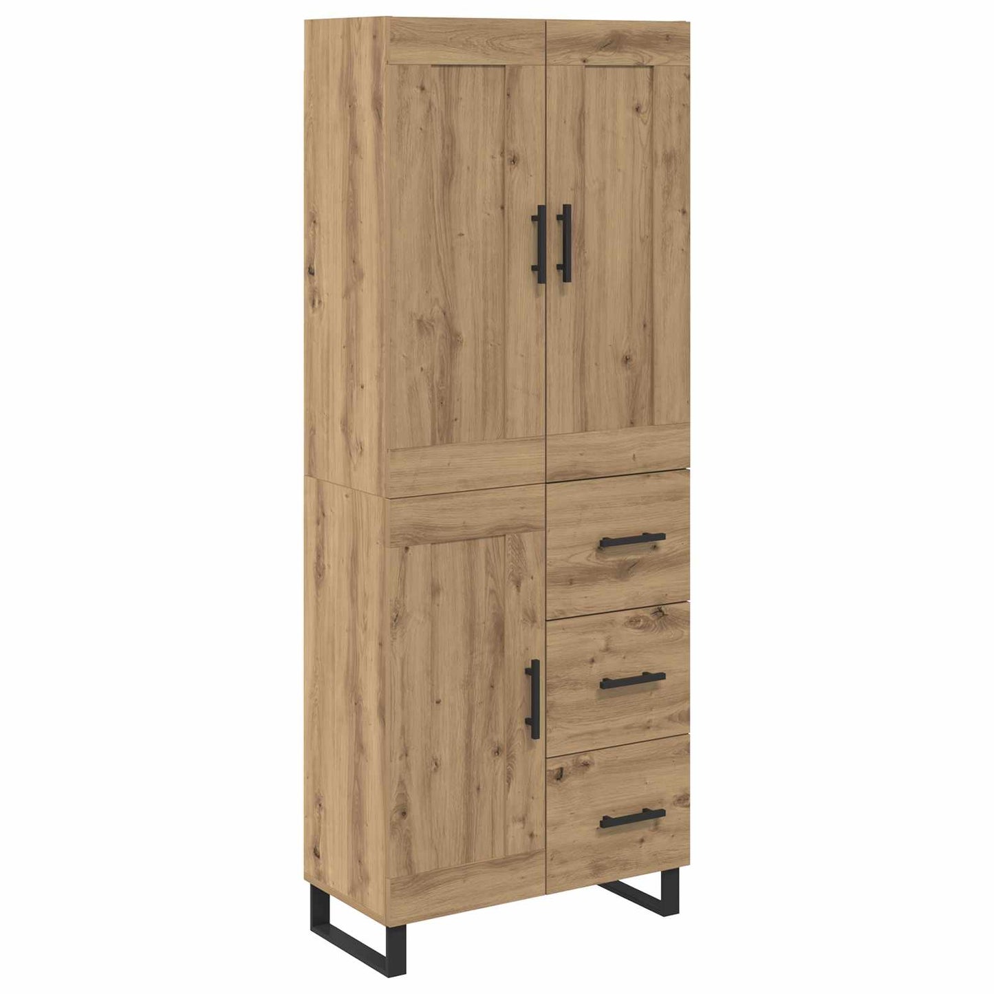 Highboard 2 pcs Artisan Egetræ 69,5 x 34 x 180 cm
