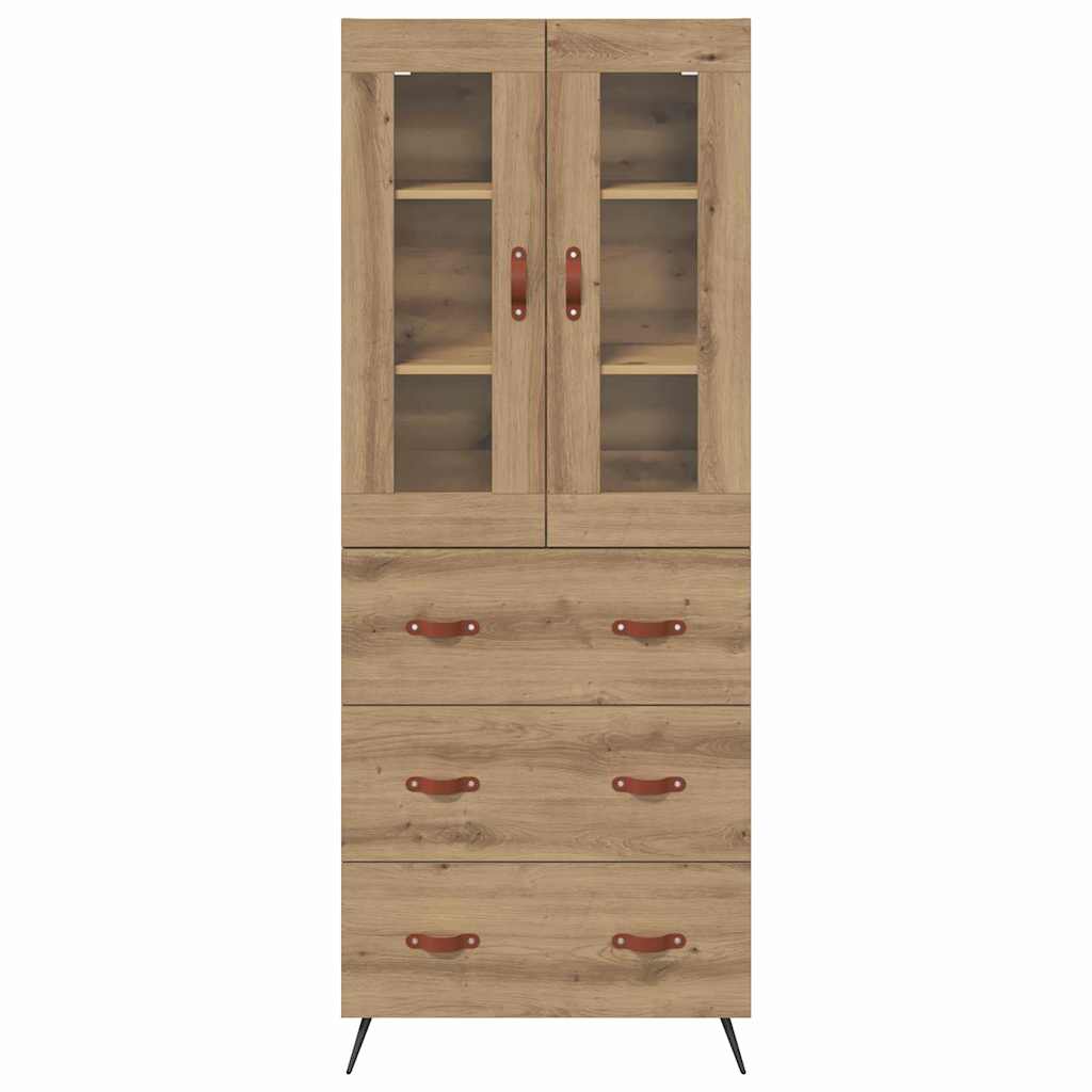 Højskab med hylde 2 pcs Artisan Egetræ 69,5 x 34 x 180 cm