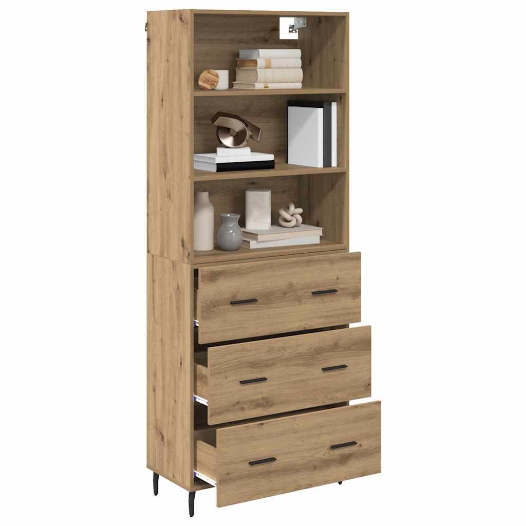 Highboard 2 pcs Artisan Egetræ 69,5 x 32,5 x 180 cm