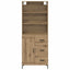 Highboard Artisan Egetræ 69,5 x 34 x 180 cm Konstrueret træ