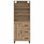 Highboard 2 pcs Artisan Egetræ 69,5 x 34 x 180 cm