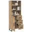 Highboard 2 pcs Artisan Egetræ 69,5 x 34 x 180 cm
