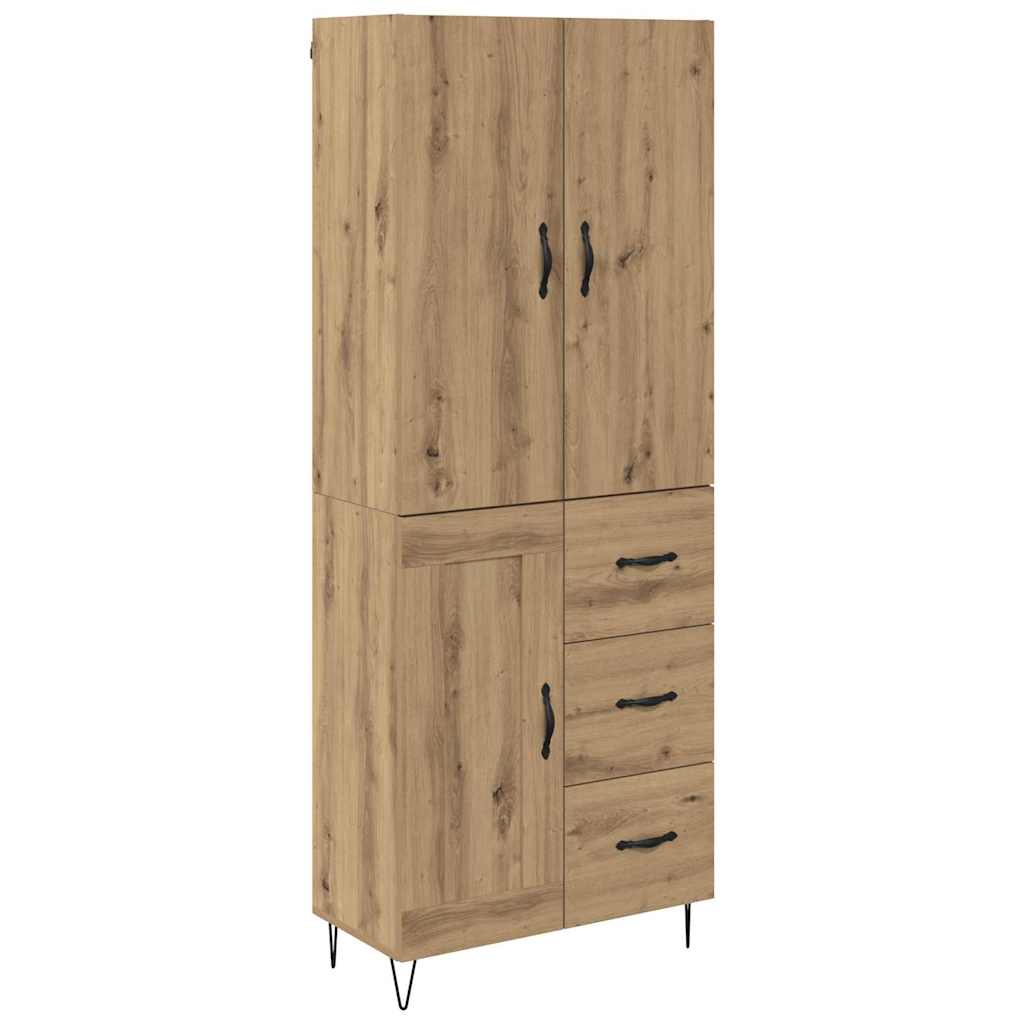 Highboard 2 pcs Artisan Egetræ 69,5 x 34 x 180 cm
