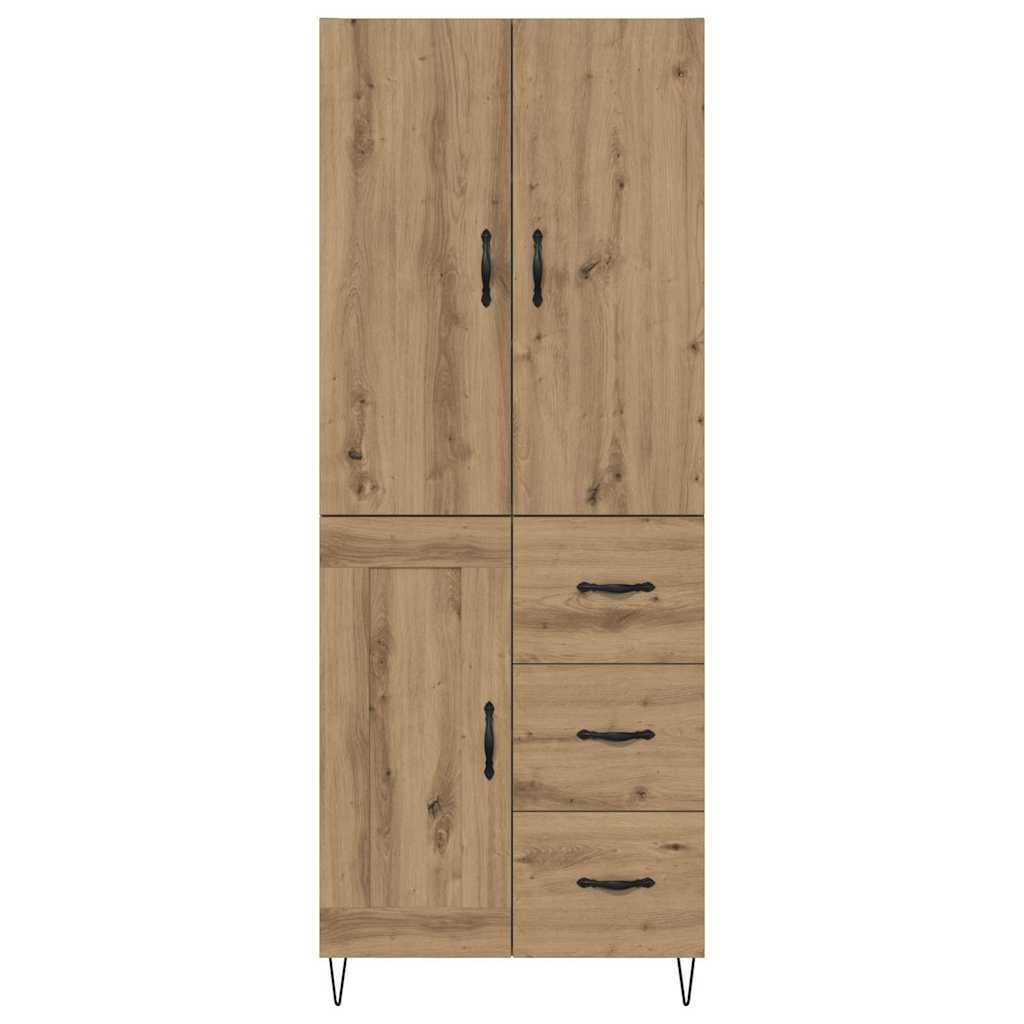 Highboard 2 pcs Artisan Egetræ 69,5 x 34 x 180 cm