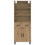 Highboard 2 pcs Artisan Egetræ 69,5 x 34 x 180 cm