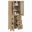 Highboard Artisan Egetræ 69,5 x 34 x 180 cm Konstrueret træ