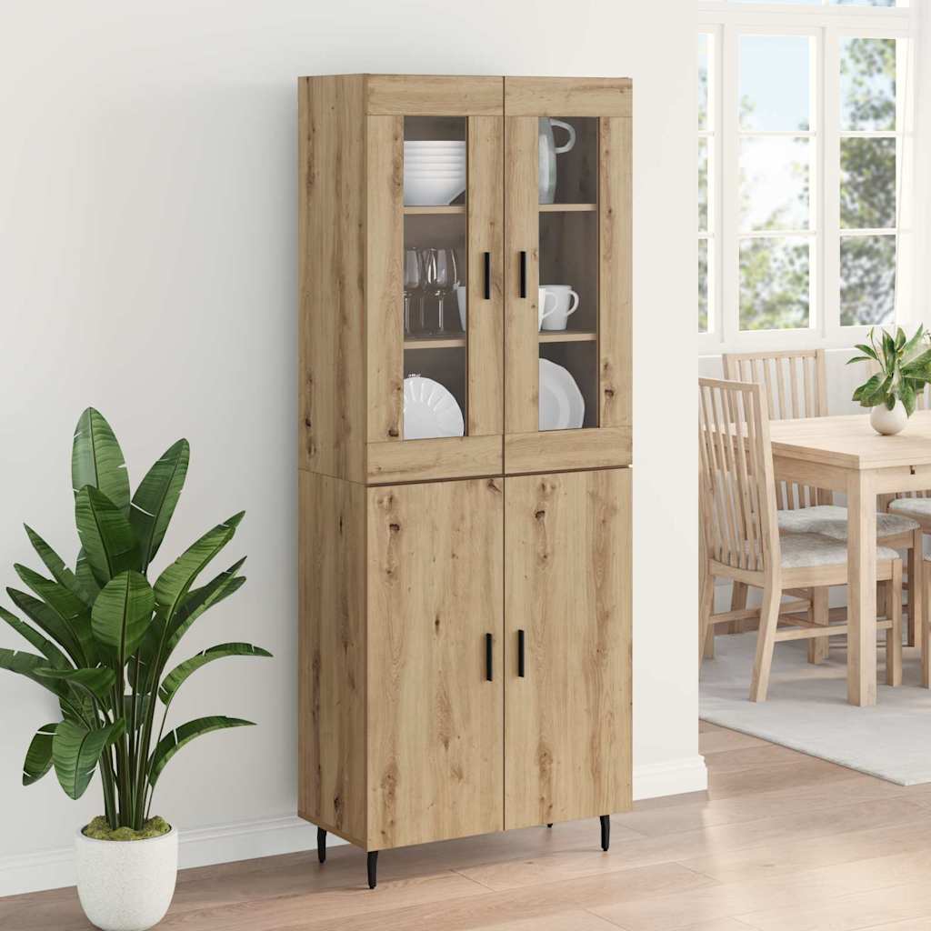 Highboard 2 pcs Artisan Egetræ 69,5 x 34 x 180 cm