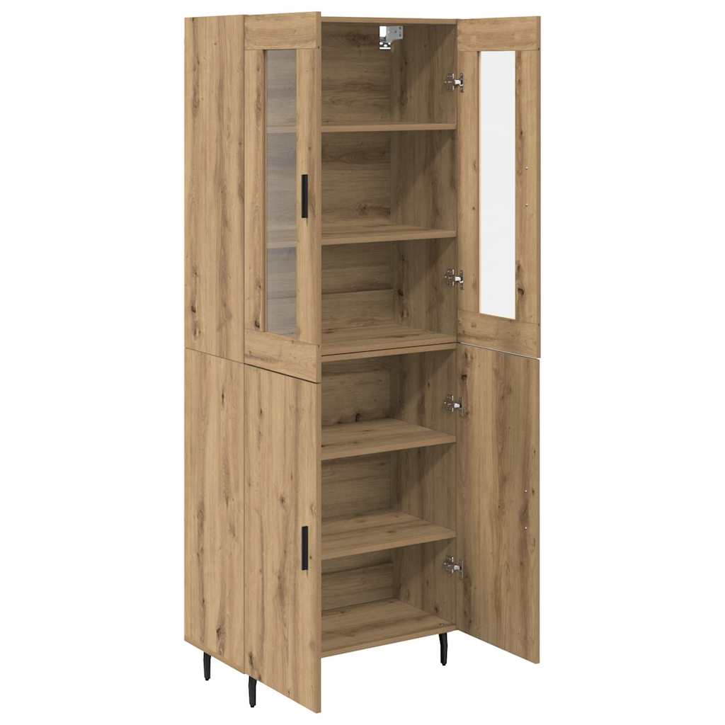 Highboard 2 pcs Artisan Egetræ 69,5 x 34 x 180 cm