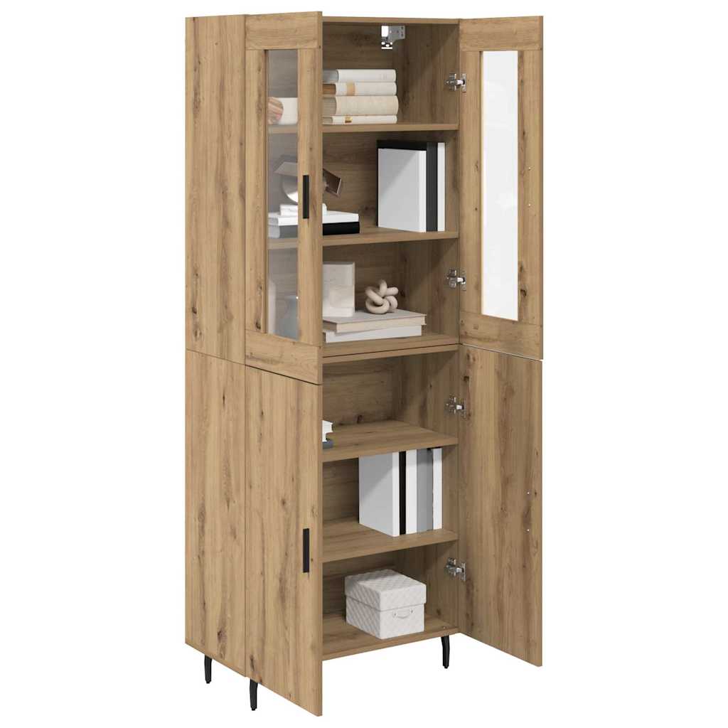 Highboard 2 pcs Artisan Egetræ 69,5 x 34 x 180 cm