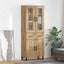 Highboard 2 pcs Artisan Egetræ 69,5 x 34 x 180 cm
