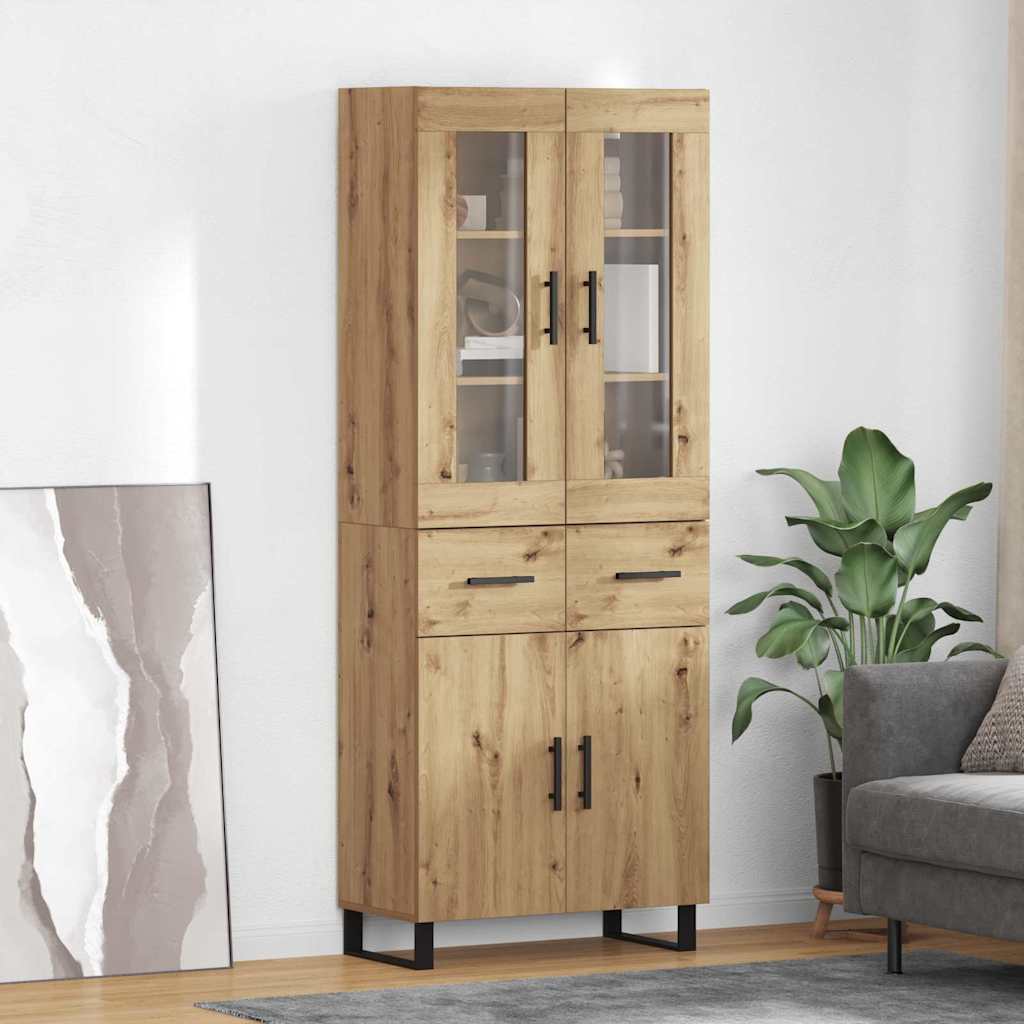 Highboard 2 pcs Artisan Egetræ 69,5 x 34 x 180 cm