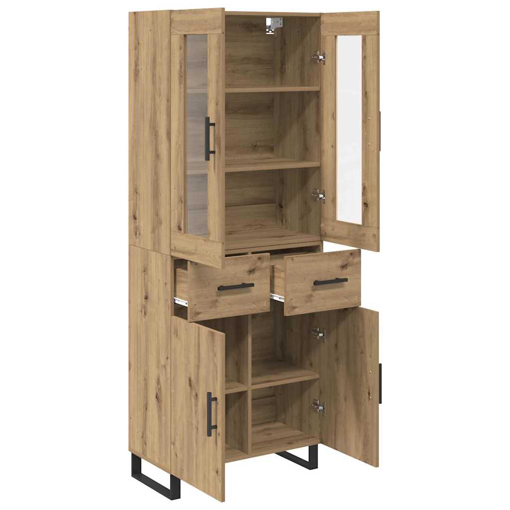 Highboard 2 pcs Artisan Egetræ 69,5 x 34 x 180 cm