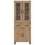 Highboard 2 pcs Artisan Egetræ 69,5 x 34 x 180 cm
