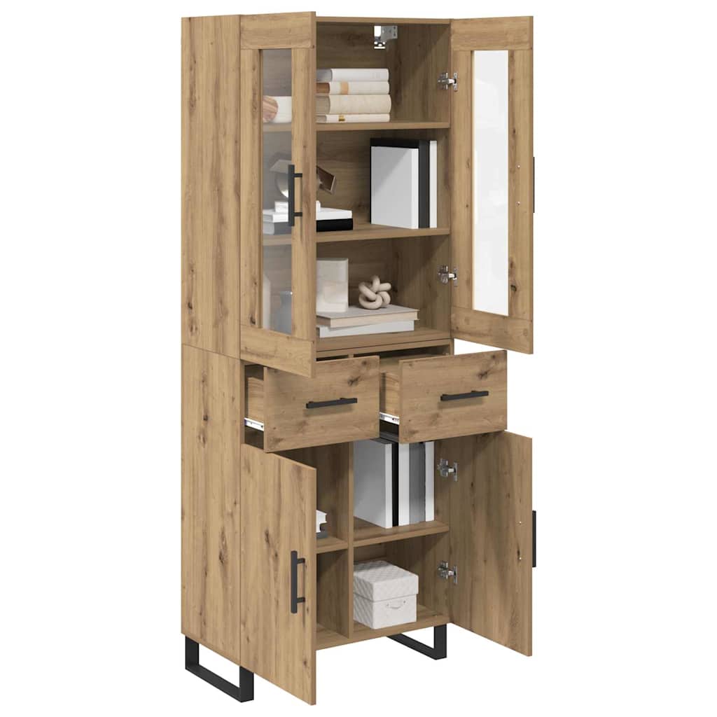 Highboard 2 pcs Artisan Egetræ 69,5 x 34 x 180 cm