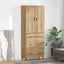 Highboard 2 pcs Artisan Egetræ 69,5 x 34 x 180 cm