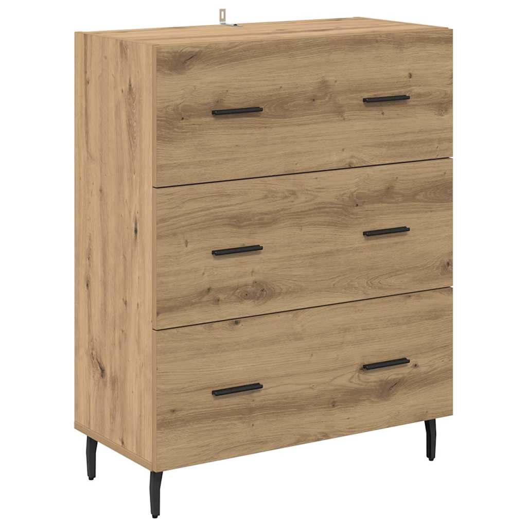 Highboard 2 pcs Artisan Egetræ 69,5 x 34 x 180 cm