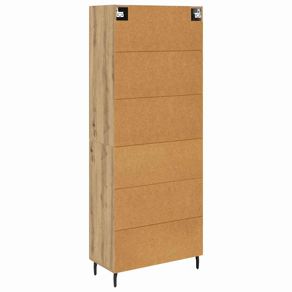 Highboard 2 pcs Artisan Egetræ 69,5 x 34 x 180 cm