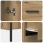 Highboard Artisan Egetræ 69,5 x 34 x 180 cm Konstrueret træ