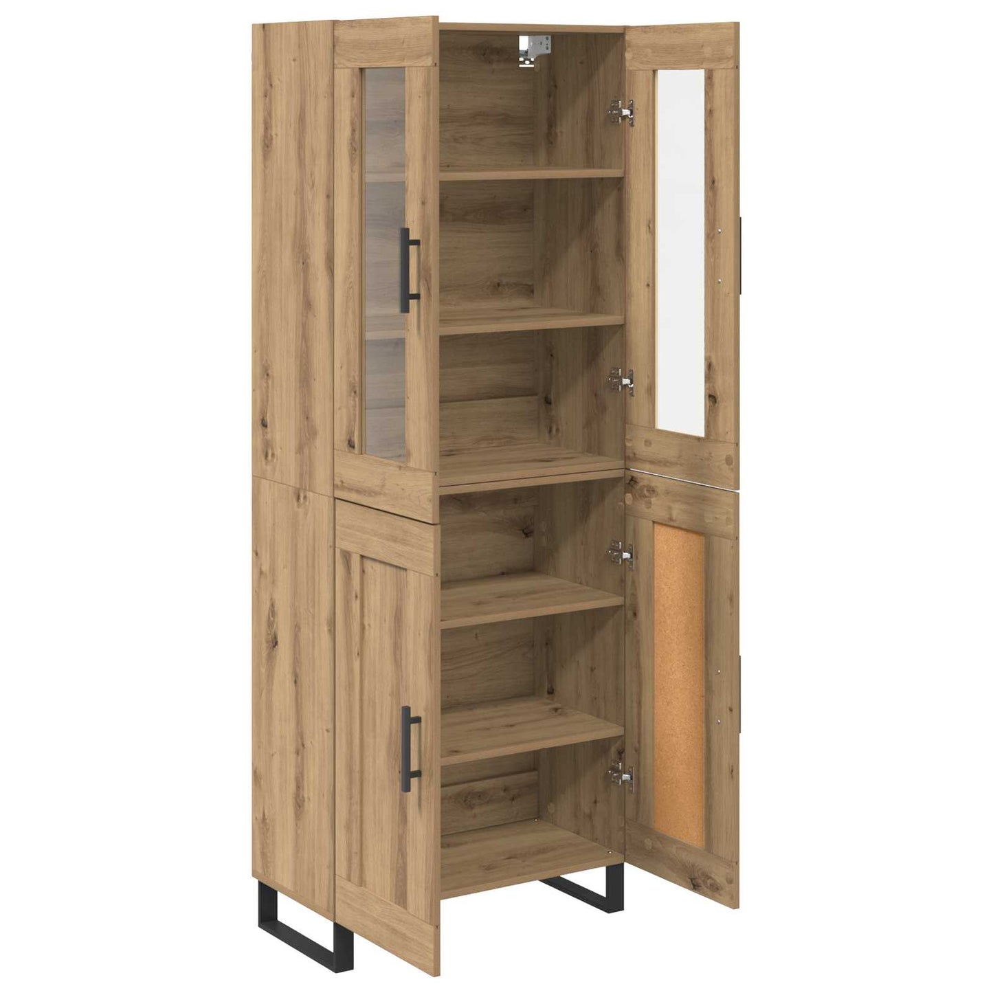Highboard 2 pcs Artisan Egetræ 69,5 x 34 x 180 cm