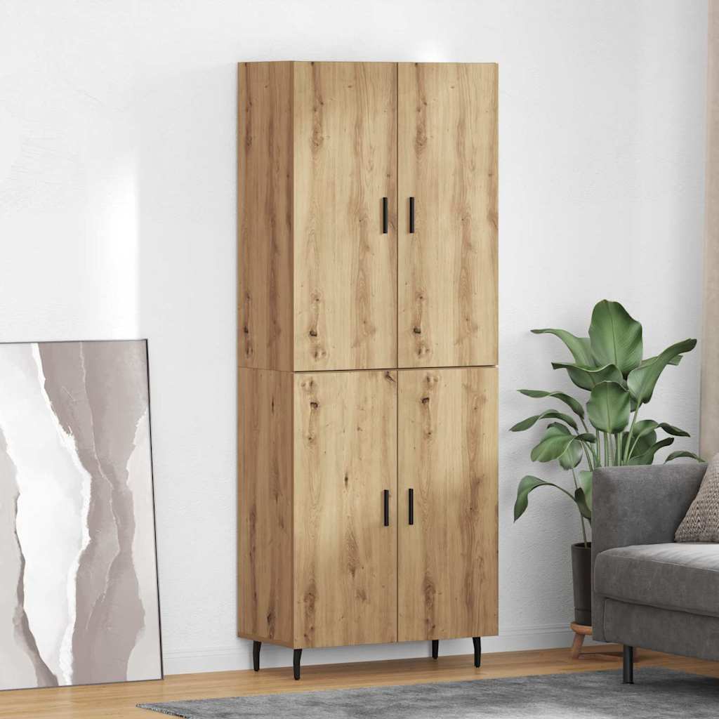 Highboard 2 stk. Artisan Egetræ 69,5 x 34 x 180 cm