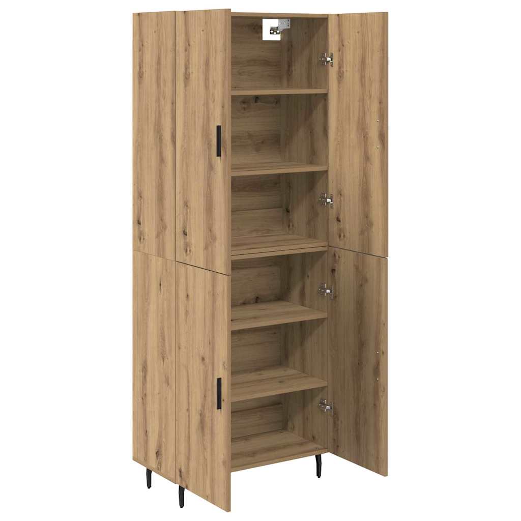 Highboard 2 stk. Artisan Egetræ 69,5 x 34 x 180 cm