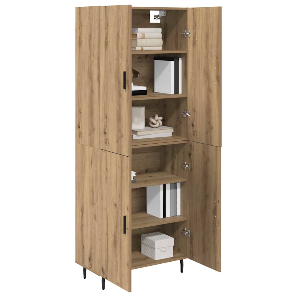 Highboard 2 stk. Artisan Egetræ 69,5 x 34 x 180 cm