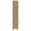 Highboard Artisan Egetræ 69,5 x 34 x 180 cm Konstrueret træ