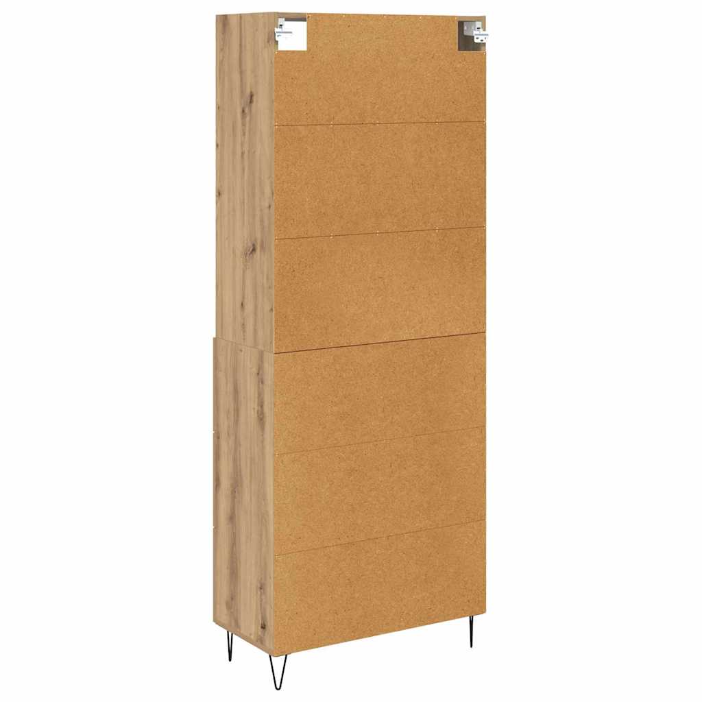 Highboard 2 pcs Artisan Egetræ 69,5 x 34 x 180 cm