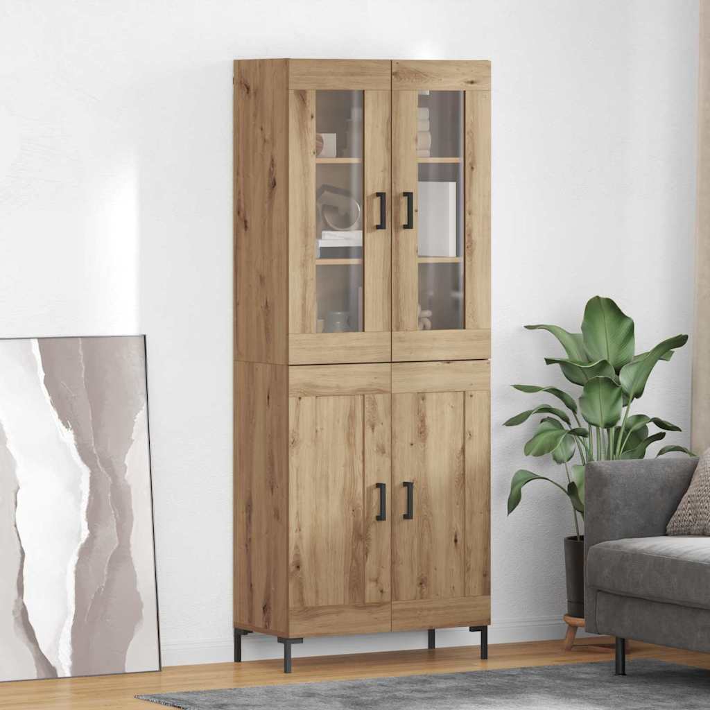Highboard 2 pcs Artisan Egetræ 69,5 x 34 x 180 cm