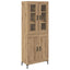 Highboard 2 pcs Artisan Egetræ 69,5 x 34 x 180 cm