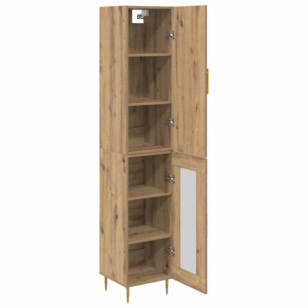 Highboard 2 pcs Artisan Egetræ 34,5 x 34 x 180 cm