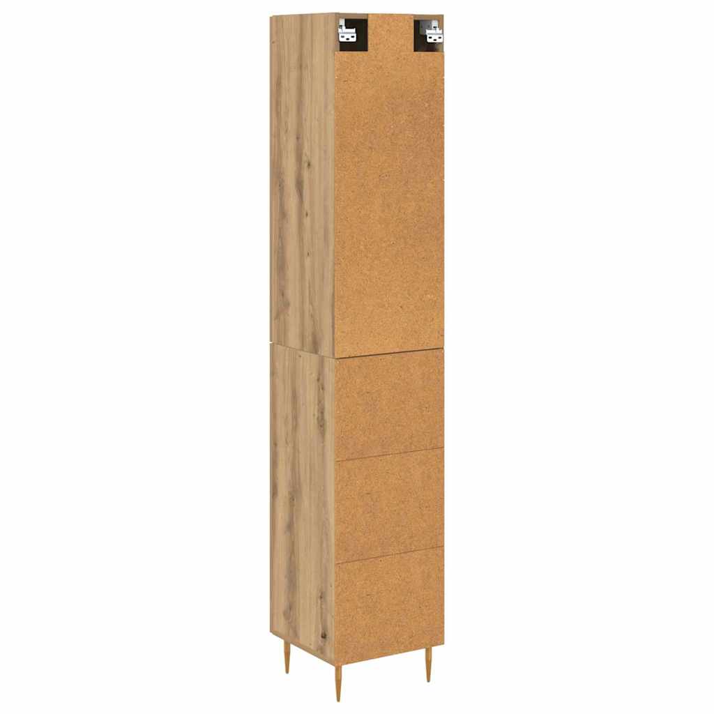 Highboard 2 pcs Artisan Egetræ 34,5 x 34 x 180 cm