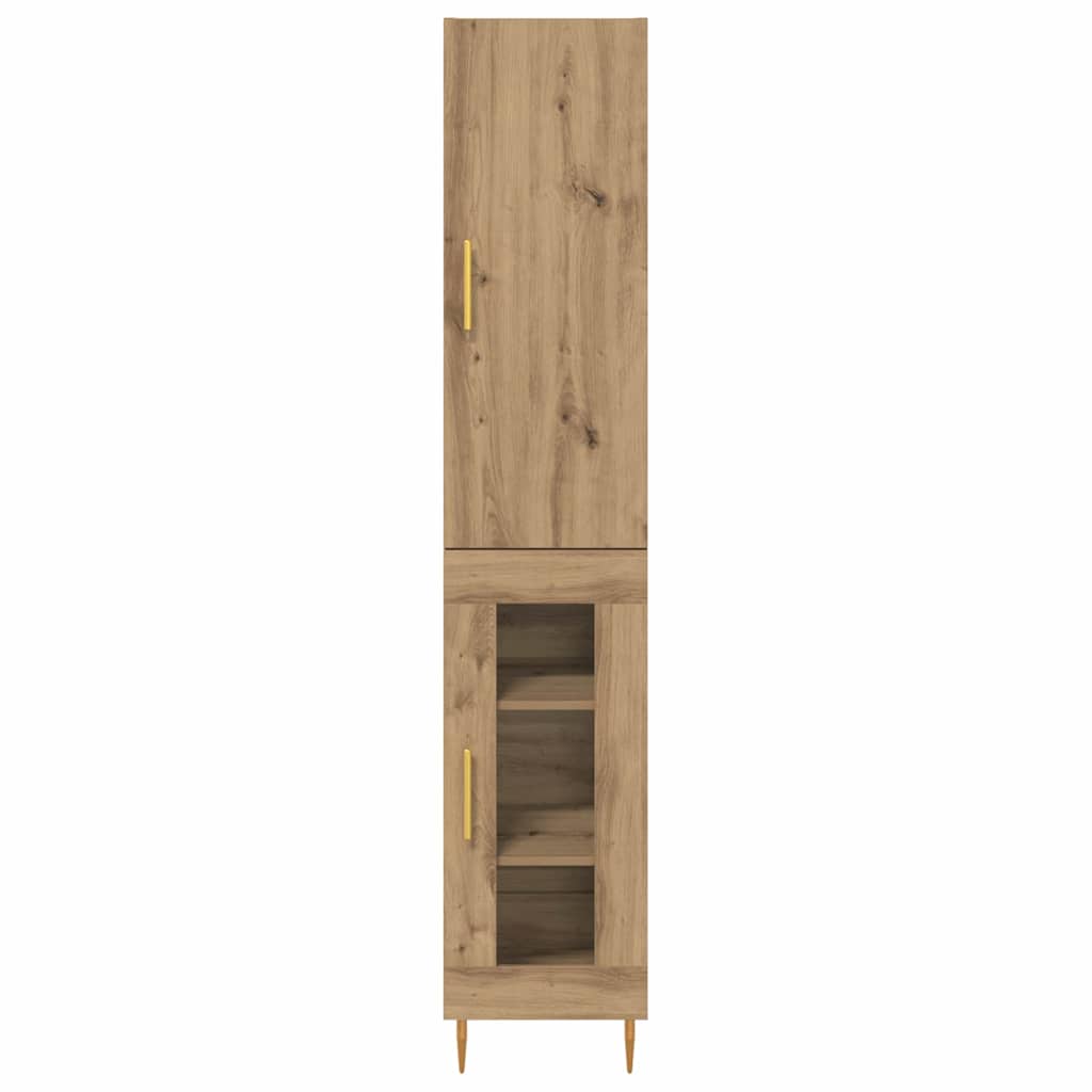 Highboard 2 pcs Artisan Egetræ 34,5 x 34 x 180 cm