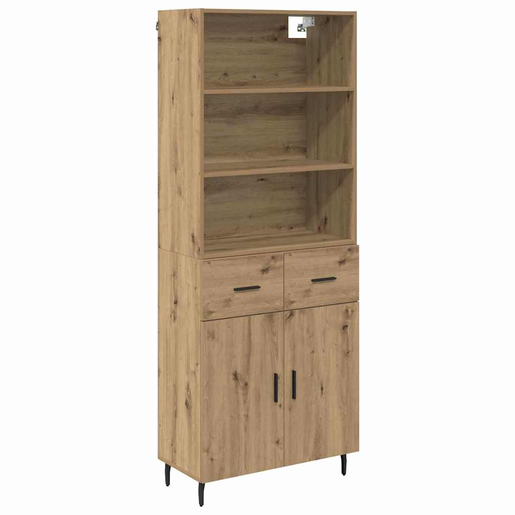 Highboard 2 pcs Artisan Egetræ 69,5 x 32,5 x 180 cm
