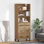 Highboard 2 pcs Artisan Egetræ 69,5 x 34 x 180 cm