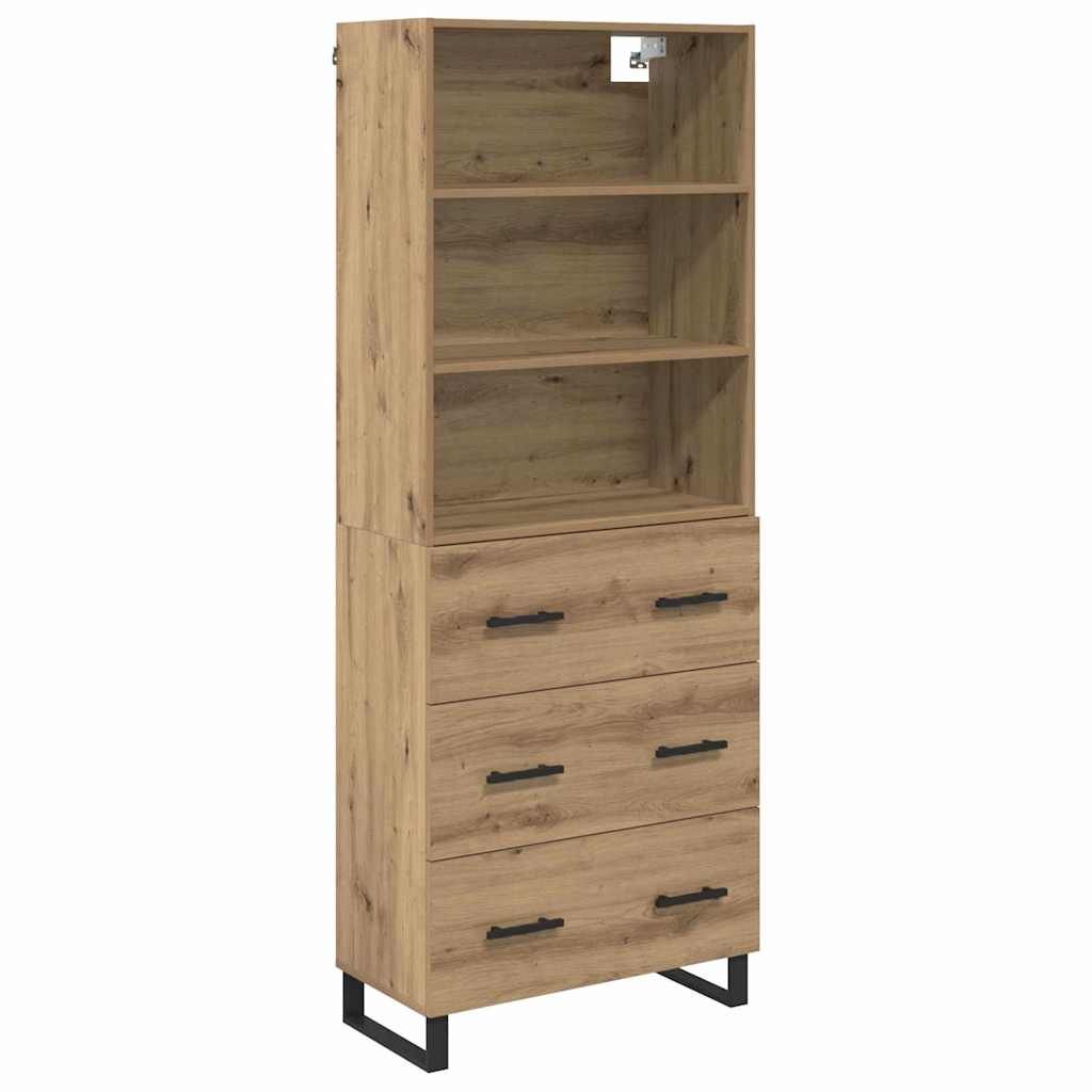 Highboard 2 pcs Artisan Egetræ 69,5 x 34 x 180 cm