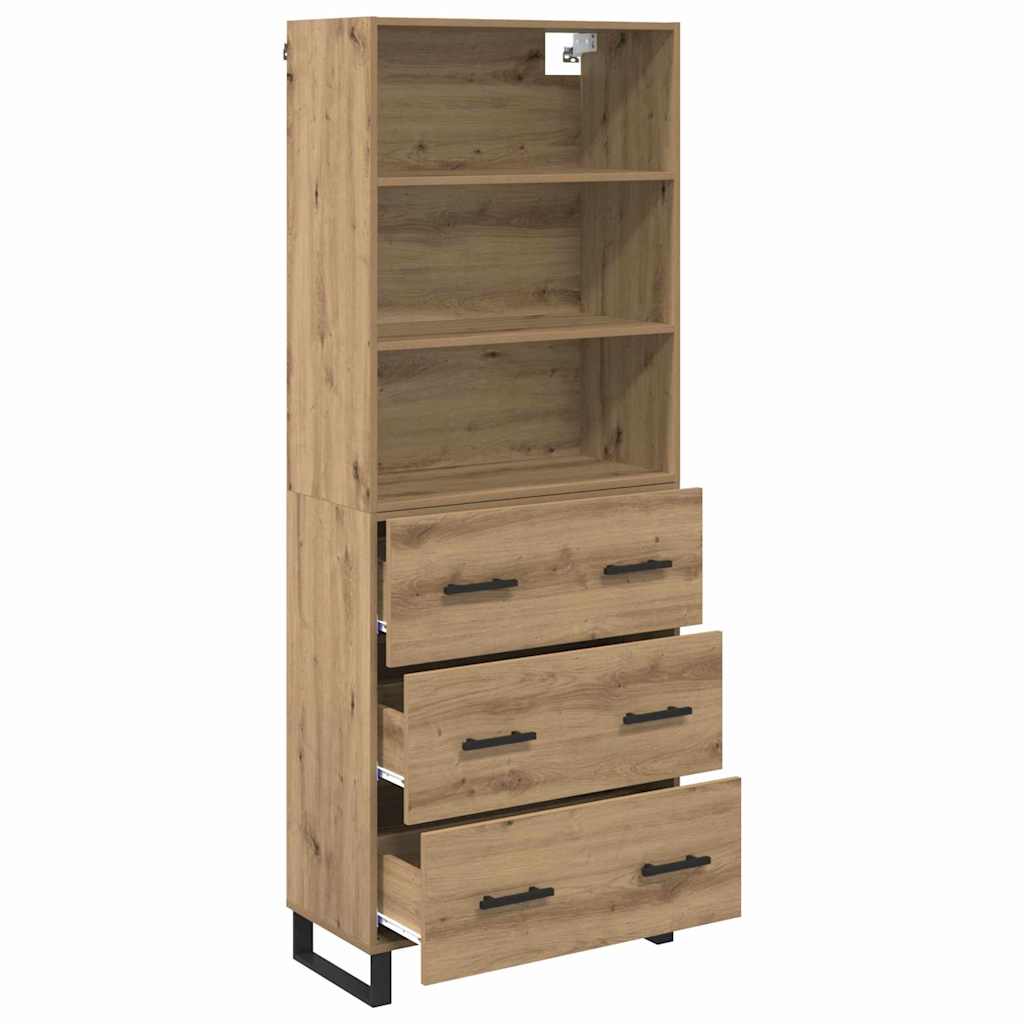 Highboard 2 pcs Artisan Egetræ 69,5 x 34 x 180 cm