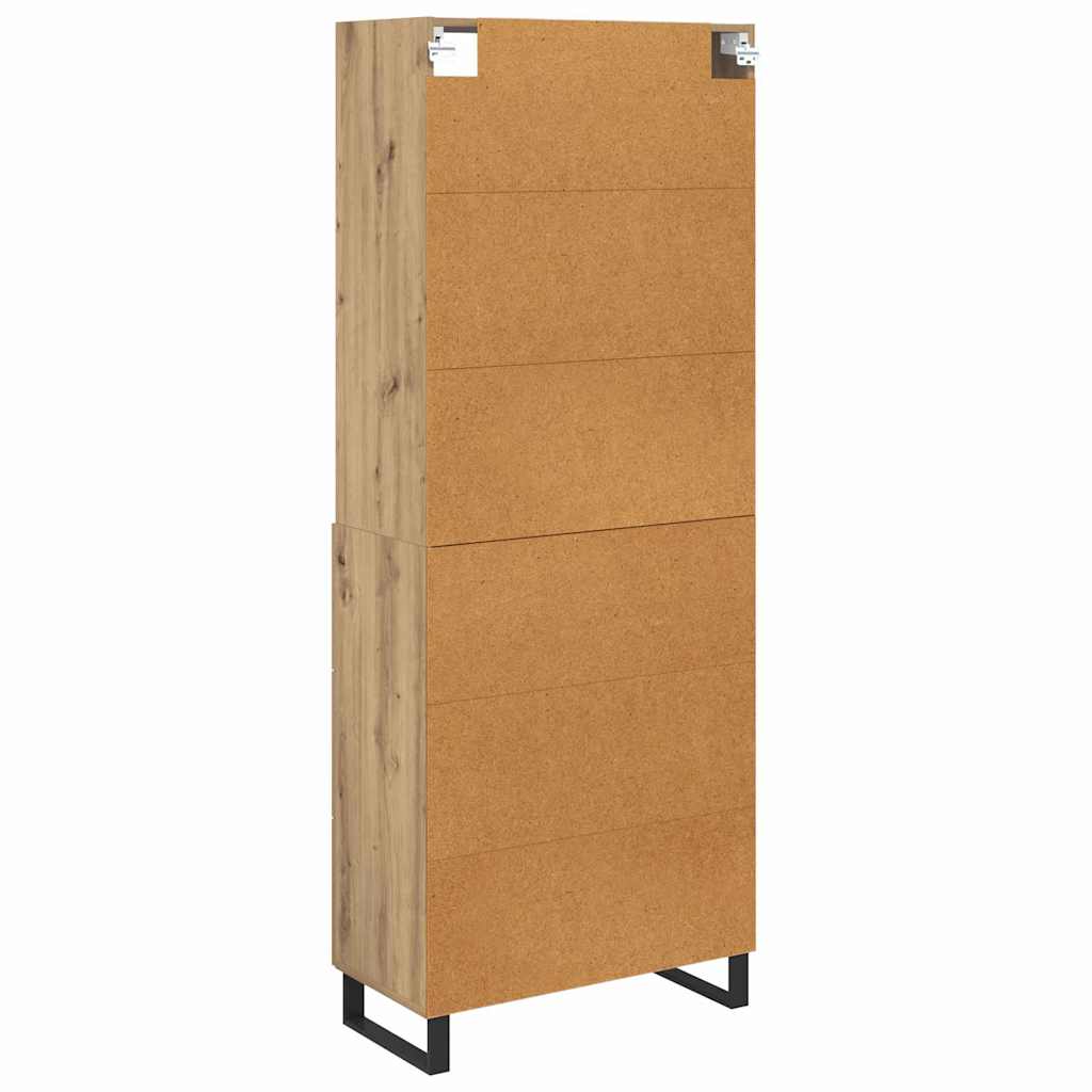 Highboard 2 pcs Artisan Egetræ 69,5 x 34 x 180 cm