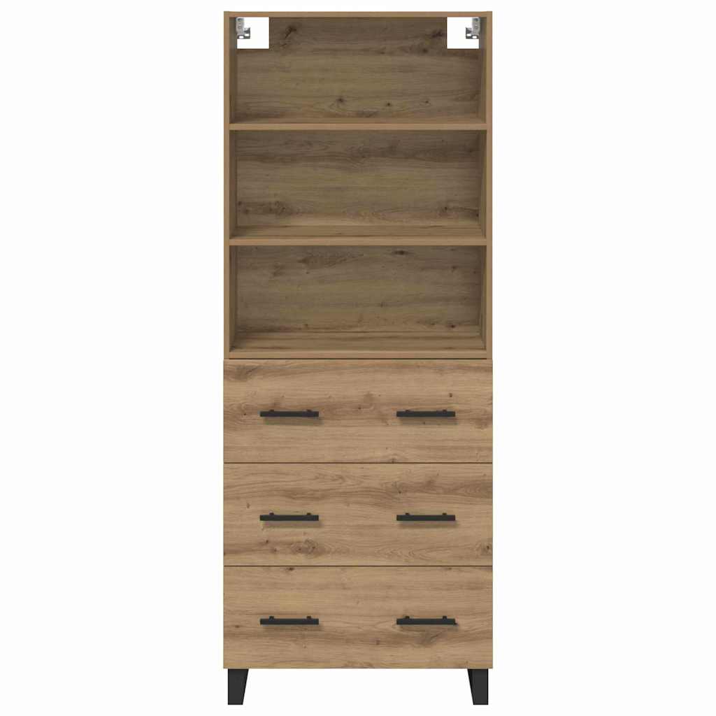 Highboard 2 pcs Artisan Egetræ 69,5 x 34 x 180 cm