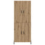 Highboard Artisan Egetræ 69,5 x 34 x 180 cm Konstrueret træ
