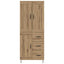 Highboard Artisan Egetræ 69,5 x 34 x 180 cm Konstrueret træ