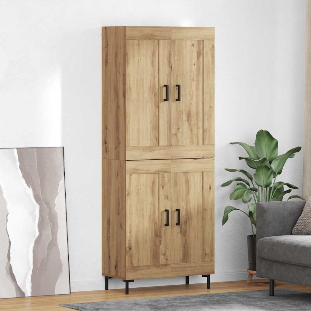 Highboard 2 stk. Artisan Egetræ 69,5 x 34 x 180 cm