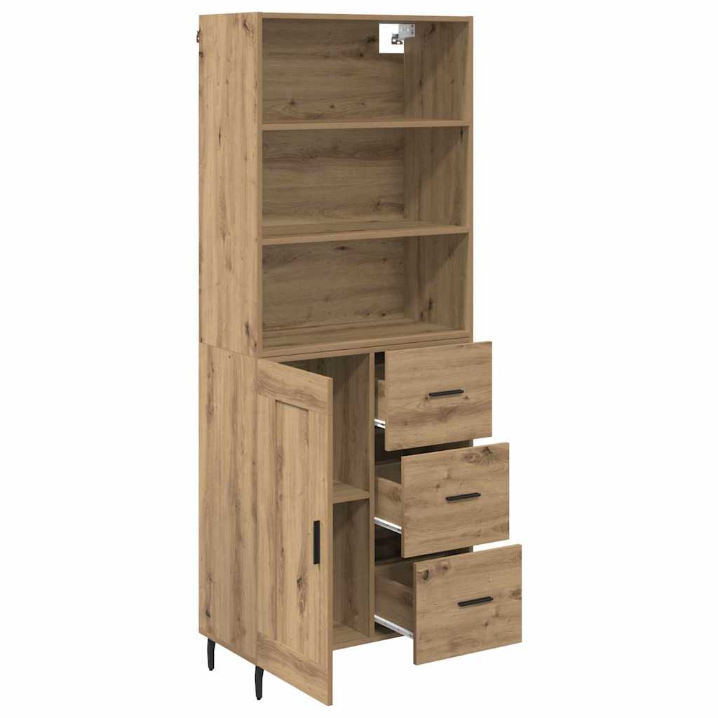 Highboard 2 pcs Artisan Egetræ 69,5 x 32,5 x 180 cm