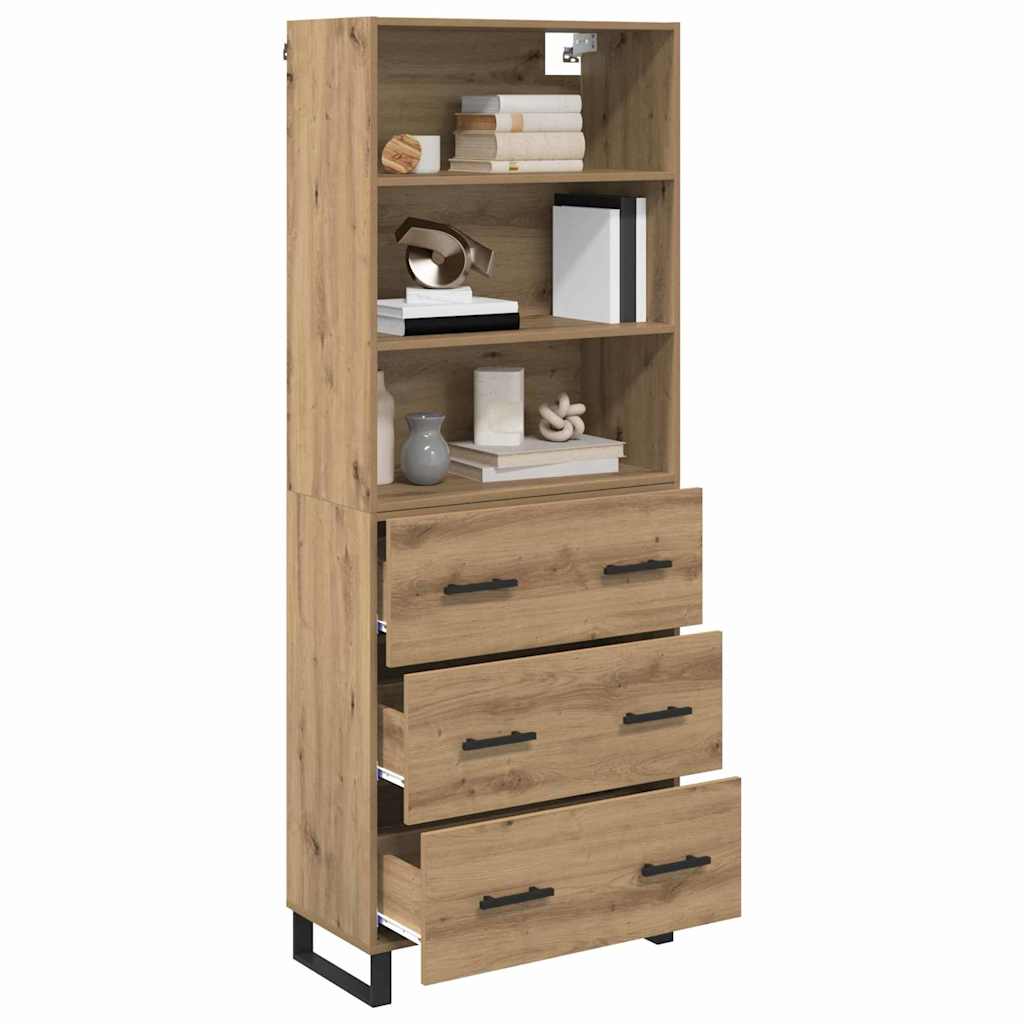 Highboard 2 pcs Artisan Egetræ 69,5 x 32,5 x 180 cm